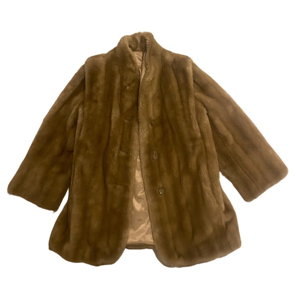 Grandella Womans Faux Fur Coat